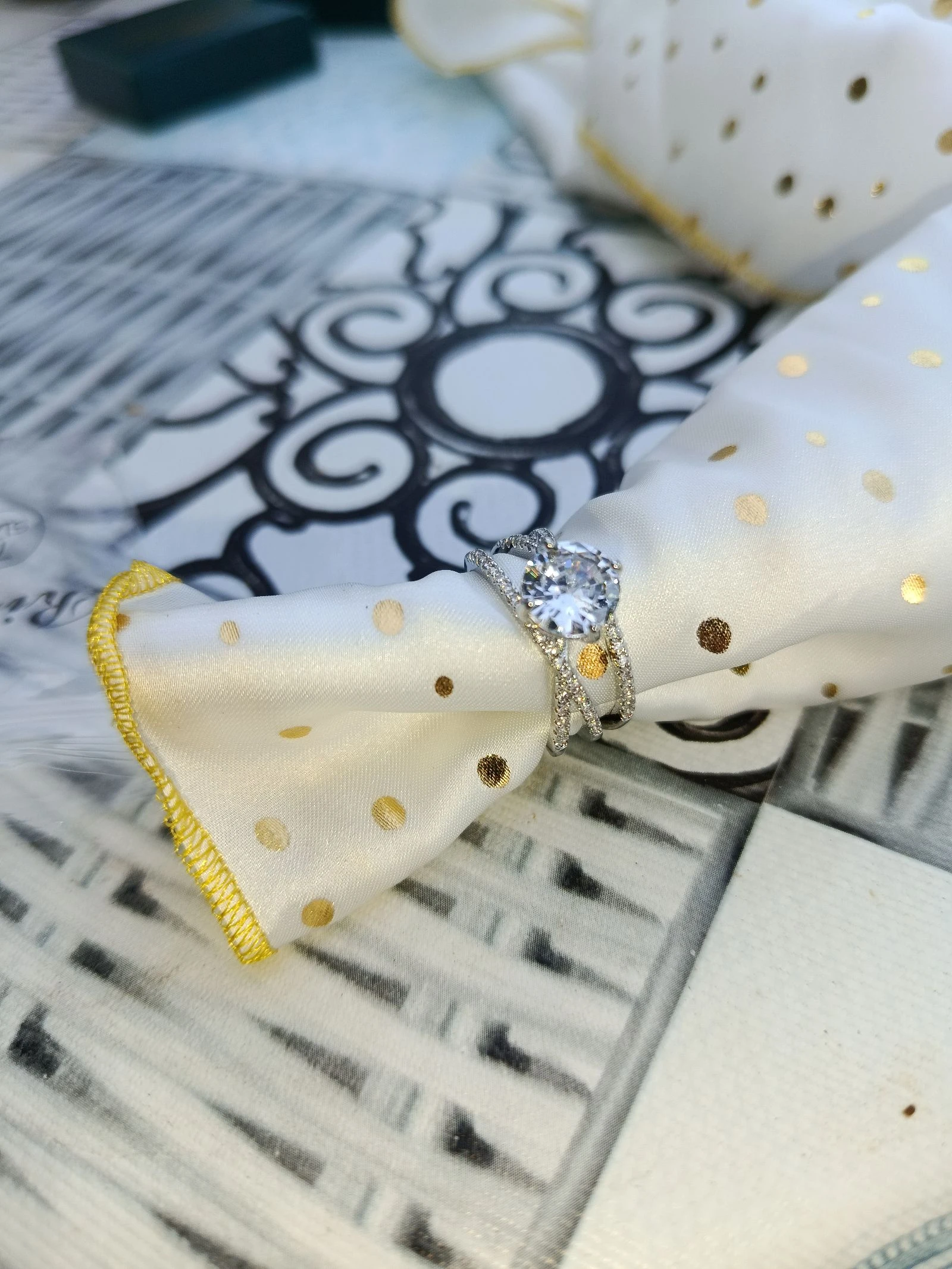 New 7 ring, silver plated – photo 2